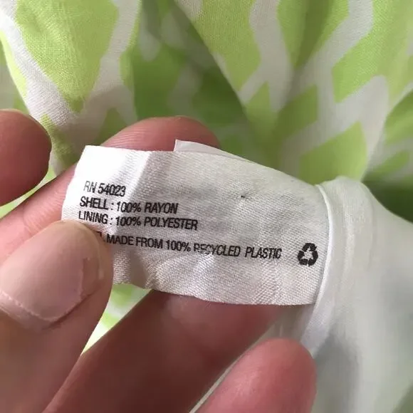 Lined Gap Geometric Print Dress - Picture 8 of 8